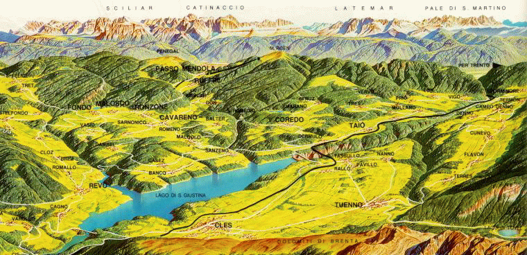 Mappa Val Di Non